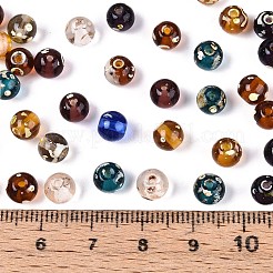 Perles de rocaille en verre et peinture à cuisson Picasso&nbsp;SEED-N007-38A-01