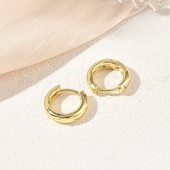 Pendientes de aro de circonio cúbico de micro pave de latón&nbsp;KK-CBA30C7-21G