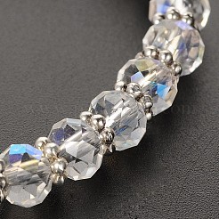 Angelo di vetro perline bracciali acriliche&nbsp;BJEW-JB01795-05