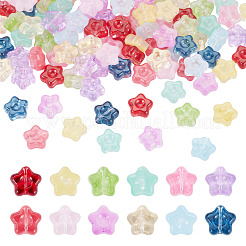 60pcs 12 Farben transparente Glasperlen&nbsp;DGLA-TA0001-60