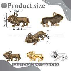 60 pz ciondoli in lega di zinco in stile tibetano&nbsp;FIND-GA0008-12B