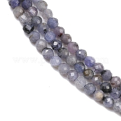 Natürliche Tansanitblau Perlen Stränge&nbsp;G-C255-A01-3mm