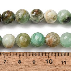 Collane con perline rotonde di diaspro verde naturale da 10 mm&nbsp;GG-CBAA808-02P-C