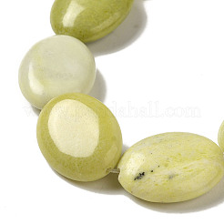 Natürliche Zitronen Jade Perlen Stränge&nbsp;G-B078-G04-02