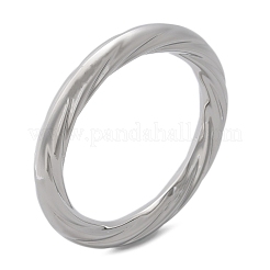 Pulseras de acero inoxidable 304 con diseño giratorio para mujer&nbsp;BJEW-S161-06P