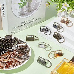 80 Stück 4 Farben Eisenbandenden mit Ringen&nbsp;IFIN-GO0001-07