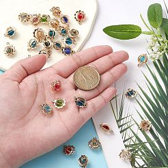 50 Stück hellgoldene Eisenanhänger mit Regalbeschichtung&nbsp;IFIN-CJ0001-76