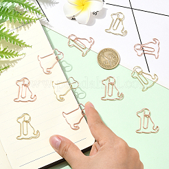 Clips de papel de hierro 40pcs 2 colores&nbsp;AJEW-SP0002-98B