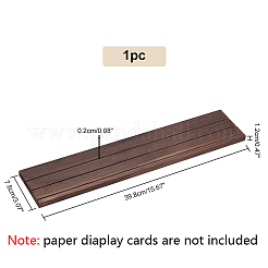Espositori per orecchini in legno a 3 slot&nbsp;ODIS-WH0029-60