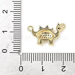 Messing-Pavé-Glieder mit klaren und blauen Zirkonia&nbsp;ZIRC-I356-09G