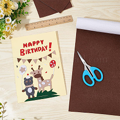Adesivo in feltro di poliestere&nbsp;DIY-WH0146-04K
