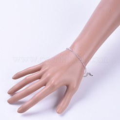 Bracelets en perles de quartz fraise naturelles&nbsp;BJEW-JB04555-05
