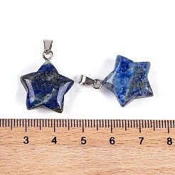Natürliche Lapislazuli Anhänger&nbsp;G-Q172-09P-01