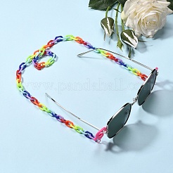 Personalisierte Acryl-Kabelketten-Halsketten&nbsp;NJEW-JN02899-05