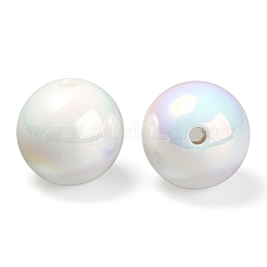 Placcatura uv perline acriliche iridescenti arcobaleno&nbsp;PACR-E001-04I
