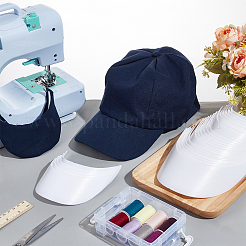 24 Stück 4 Stile Kunststoff-Hutkrempe für Schirmmütze&nbsp;AJEW-NB0006-26B