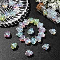 35pcs 7 Farben transparente Acrylperlen&nbsp;MACR-CJ0002-43