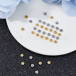 72 Stück 2 Farben Edelstahl-Ohrmuttern&nbsp;STAS-HS0001-66