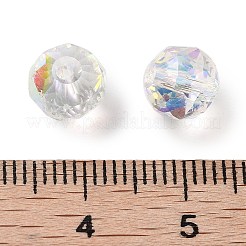 Perlas de vidrio redondas galvanizadas&nbsp;EGLA-A043-01-AB02