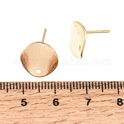 Messing Ohrstecker Zubehör&nbsp;KK-CBA2395-13G