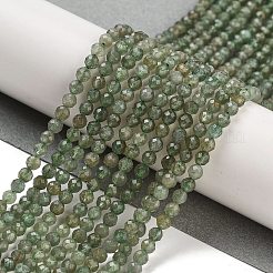 Natürliche grüne Apatit Perlen Stränge&nbsp;G-G105-A02-02
