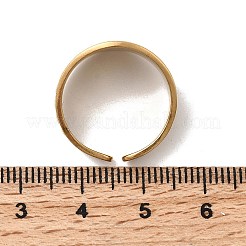 Offene Manschettenringe aus Edelstahl 304&nbsp;LS-RJEW-F199-02A-G