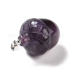 Pendentifs en améthyste naturelle&nbsp;G-M393-01P-04