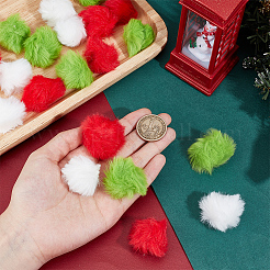 30 Stück 3 Farben künstlicher Wollball&nbsp;DIY-SC0025-84