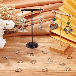 100 pieza de accesorios para pendientes de palanca de acero inoxidable 304&nbsp;STAS-BBC0001-55P