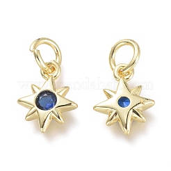 Ottone micro spianare pendenti zirconi&nbsp;KK-P188-H02-G
