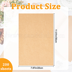 Doppelt silikonbeschichtetes Backpapier&nbsp;LS-DIY-WH0297-09-09