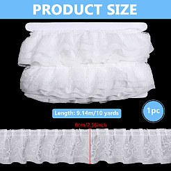 Ruban de dentelle en polyester de 10 mètre&nbsp;OCOR-PH0036-45B