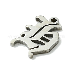 Pendentifs en acier inoxydable 201 anti-ternissement&nbsp;STAS-B055-01P-H