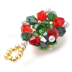 3 pendentif en verre de Noël&nbsp;PALLOY-JF03010