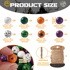DIY-Kits zum Basteln von Halloween-Holzornamenten&nbsp;DIY-CD0001-42