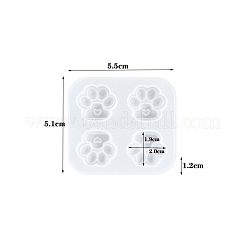 Katzenpfotenabdruck DIY Anhänger Silikonformen&nbsp;SIMO-PW0001-324A-02