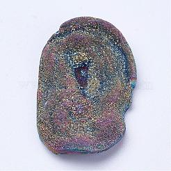 Branelli di agata naturale di druzy dell'elettrodo&nbsp;G-P252-01B