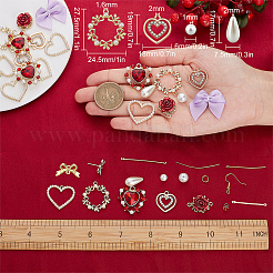 DIY-Set zur Herstellung von Kunstperlen-Ohrringen&nbsp;DIY-SC0019-31