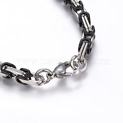 201 ID-Armbänder aus Edelstahl&nbsp;BJEW-F331-07BP