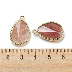 Pendenti sfaccettati in pietra mista naturale&nbsp;G-M431-14G