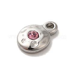 Pendentifs en verre en acier inoxydable 304&nbsp;STAS-B074-02P-01