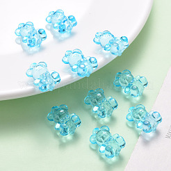 Pendentifs en acrylique transparent &nbsp;TACR-S151-01B-755