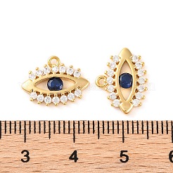 Pendentifs avec zircon cubiques à micro-pavés en laiton&nbsp;KK-U017-08C-G