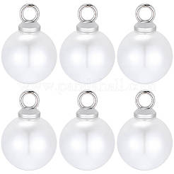 100 pendentif perle en plastique ABS&nbsp;FIND-BM0001-39A-P