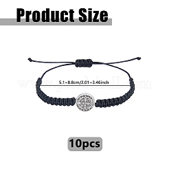 10 verstellbares Gliederarmband aus Legierung&nbsp;BJEW-DC0001-28