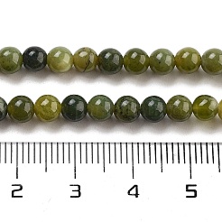 Hebras de perlas naturales de jade de canada&nbsp;G-NH0029-02B