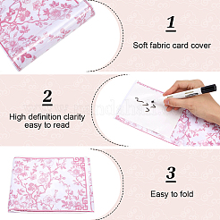 Custodia protettiva per carte da mahjong in plastica stampata con chinoiserie&nbsp;AJEW-WH0709-445B