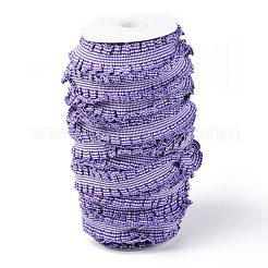 Gitter doppelte Rüschen elastisches Nylonband&nbsp;NWIR-O010-03J