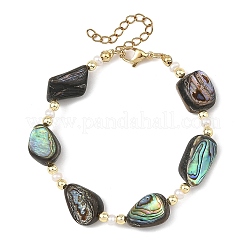 Armbänder aus natürlichen Abalone-/Paua-Muschelperlen&nbsp;BJEW-JB14221
