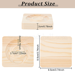 Espositore per braccialetti in legno&nbsp;BDIS-WH0003-20
